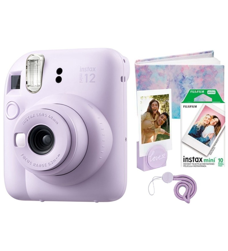 Cámara Instantánea Fujifilm Instax Mini 12 a Pila/Flash - Lilac Purple