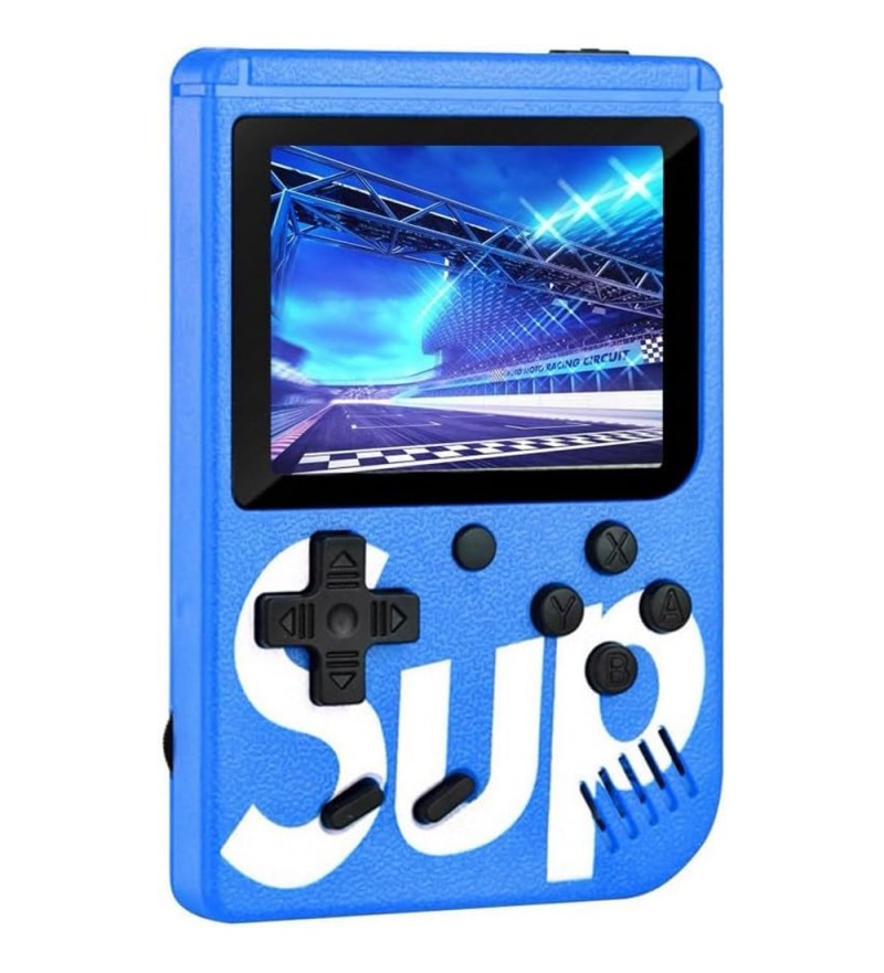 Consola Sup Game Box Plus con 400 Juegos/A.V - Azul (Sin Garantia)
