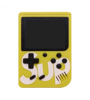 Consola Sup Game Box Plus con 400 Juegos/A.V - Amarillo