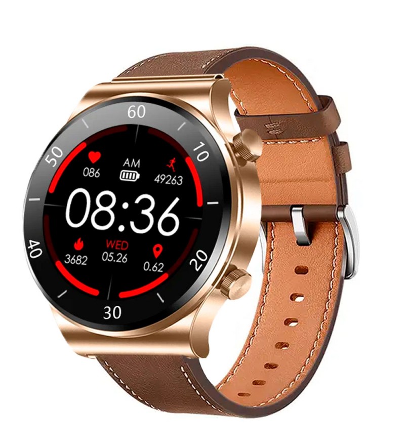 Smartwatch G-Tide R2 Pro de 1.43" con Bluetooth/IP68 - Gold