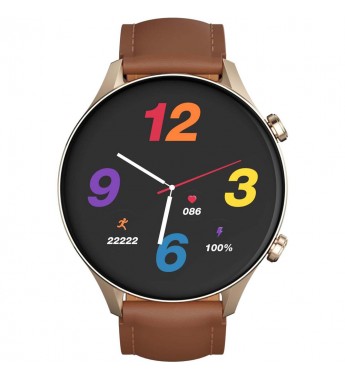Smartwatch G-Tide R2 Pro de 1.43" con Bluetooth/IP68 - Gold
