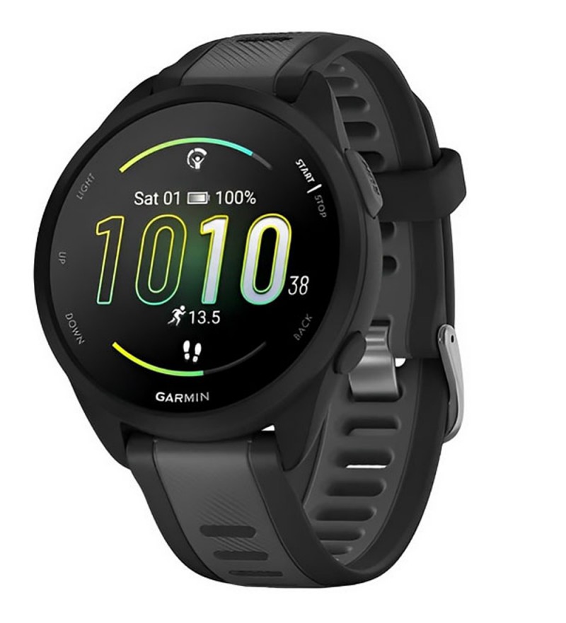 Smartwatch Garmin Forerunner 165 Basic 010-02863-20 con Pantalla 1.2"/42mm/GPS - Black/Slate Gray