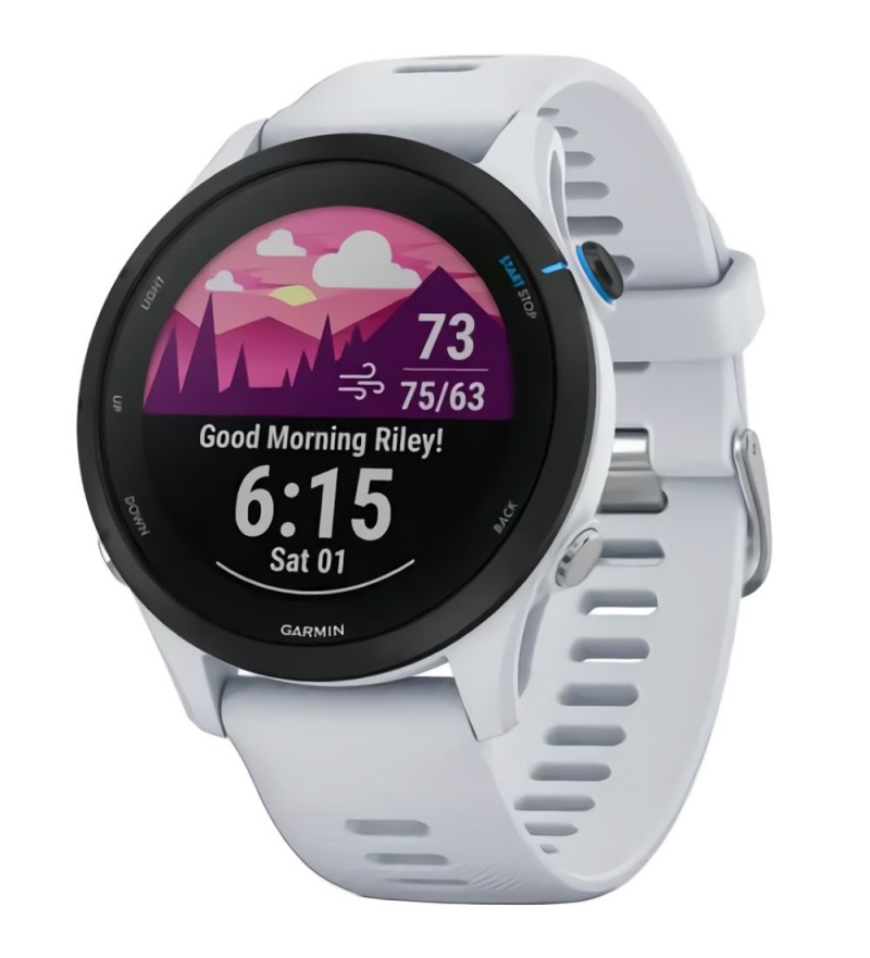 Smartwatch Garmin Forerunner 255 Music 010-02641-31 con Pantalla 1.3"/46mm/GPS/5 ATM - Whitestone