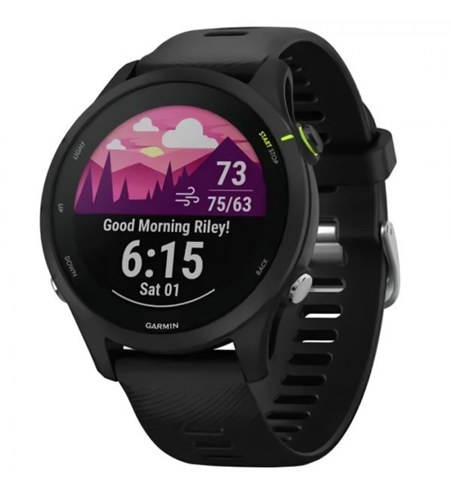 Smartwatch Garmin Forerunner 255 Music 01-02641-30 con Pantalla 1.3"/46mm/GPS/5 ATM - Black