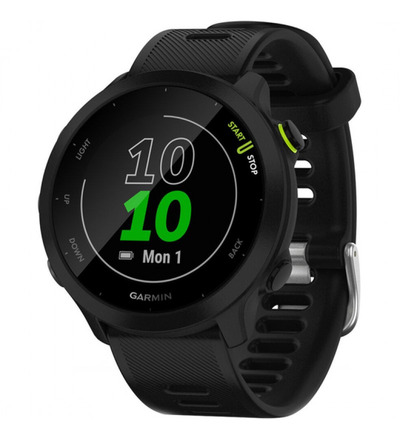 Smartwatch Garmin Forerunner 55 010-02562-10 con Pantalla de 1.04"/Bluetooth/GPS/5 ATM - Black