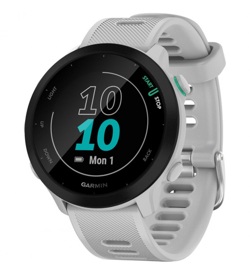 Smartwatch Garmin Forerunner 55 010-02562-01 con Pantalla de 1.04"/Bluetooth/GPS/5 ATM - White
