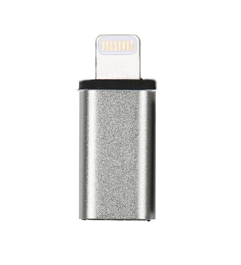 Adaptador OTG Lightning a USB-C - Black