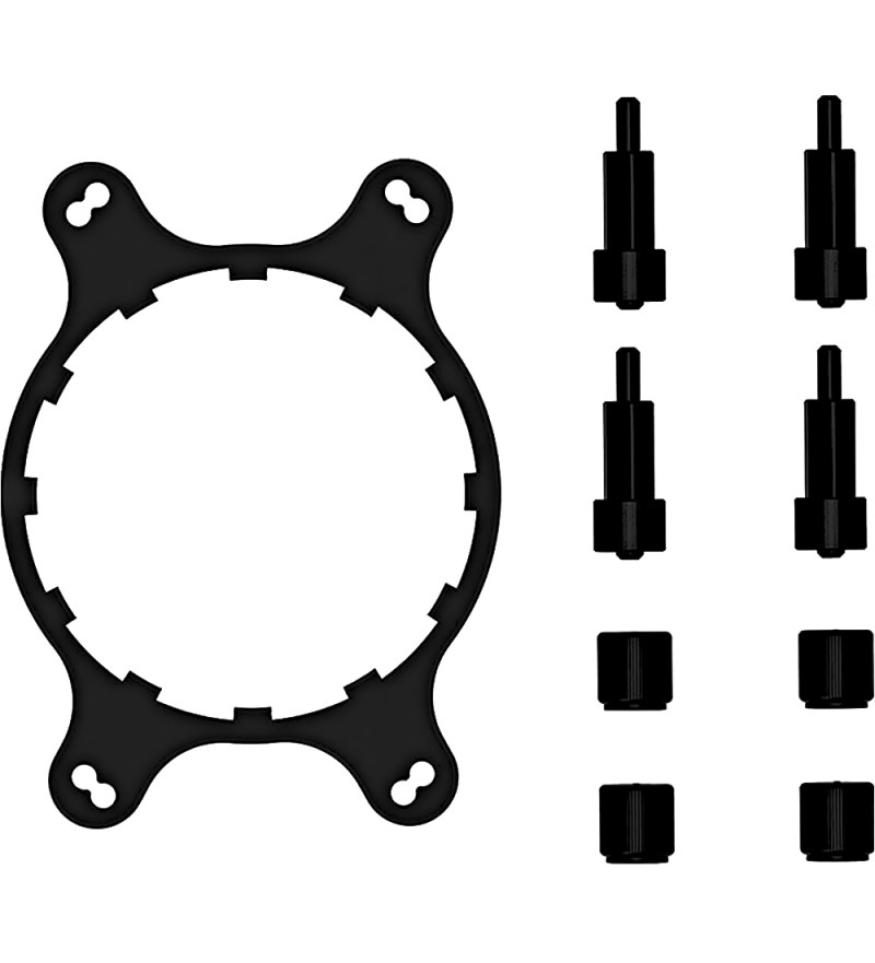 Kit Soporte de Montaje AMD AM4 para NZXT KRAKEN X40 X52 X72 - Negro