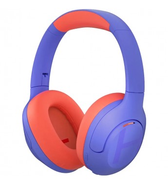 Headset Inalámbrico Haylou S35 Hybrid Micrófono Integrado/40mm/ANC - Violet/Orange (Caja Fea)