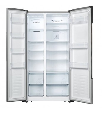 Heladera Hisense RC-67WS2 508L/Led/2P/Multi Air/Inox/220V - Plata