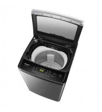 Lavarropas Automatica Hisense WTJA1102T Carga Superior 10.5KG/LED/220V - Gris