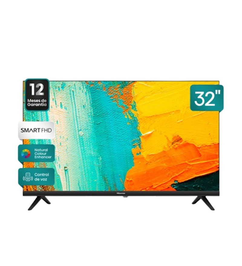TV Smart LED 32" Hisense 32A4H Vidaa FHD HDMI/Bluetooth/Wi-Fi - Black