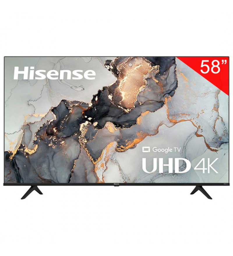 Smart TV LED de 58" Hisense 58A6H 4K UHD con Wi-Fi/Bluetooth/VIDAA (2022) - Negro