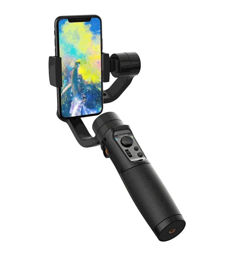 Estabilizador Gimbal Hohem iSteady Mobile+ A-RM92 con 3 ejes para Smartphones - Negro
