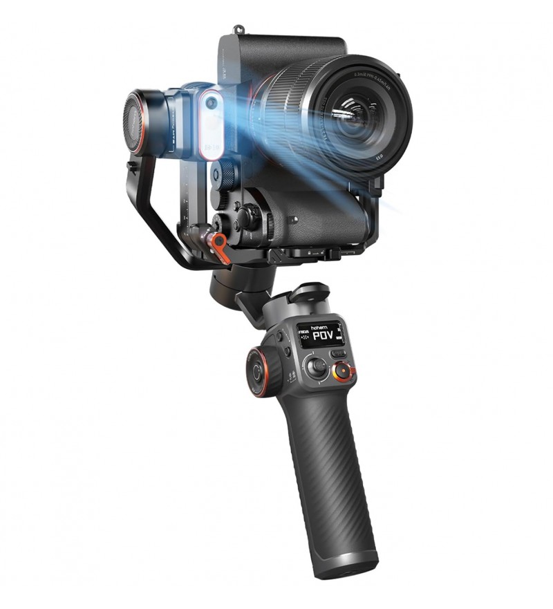Estabilizador Gimbal Hohem iSteady MT2 KIT A-RM98 con 3 ejes para Camaras/Smartphones - Negro