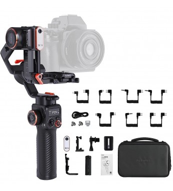 Estabilizador Gimbal Hohem iSteady MT2 KIT A-RM98 con 3 ejes para Camaras/Smartphones - Negro