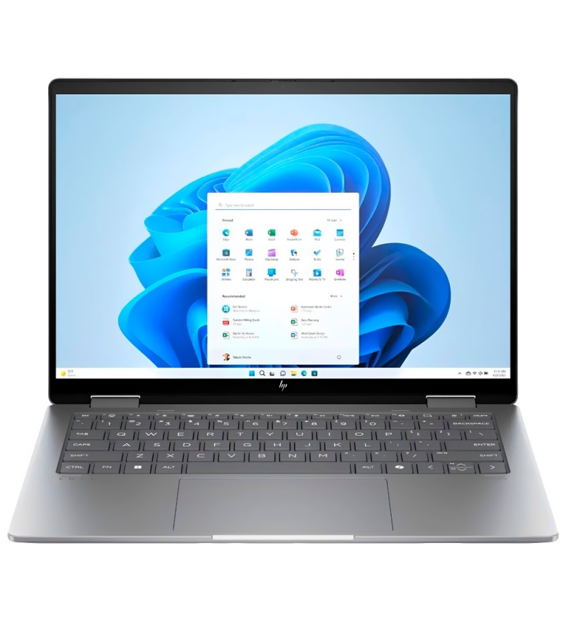 Notebook HP ENVY X360 14-FC0023DX Intel Core Ultra 7 155U Touch WUXGA 14.0" / 16GB de RAM / 1TB SSD - Silver