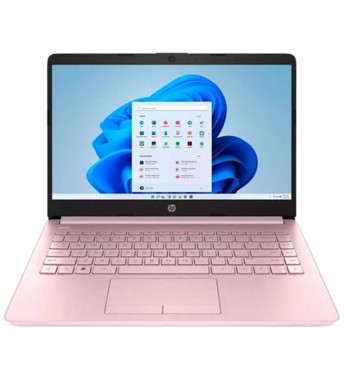Notebook HP 14-CF2112WM 14" CELERON N4120 4GB de RAM /64GB W11 - Rose (Caja Fea)