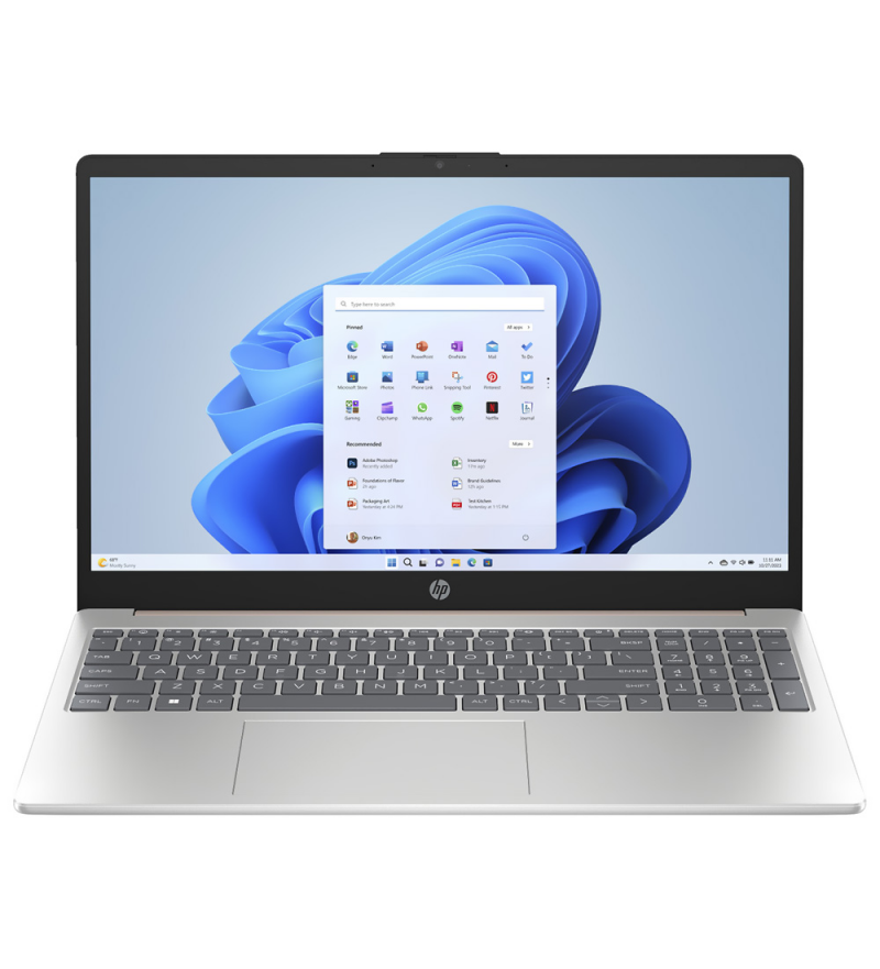 Notebook HP 15-FC0041WM AMD Ryzen 5 7520U Full HD 15.6" / 8GB de RAM / 512GB SSD / W11 - Silver