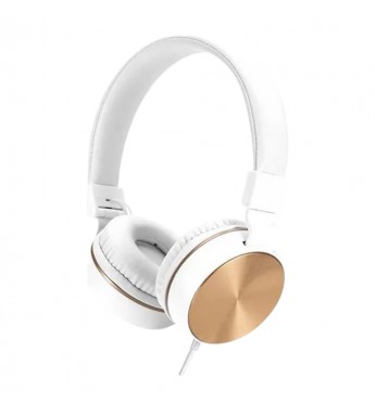 Auricular HP DHH-1206 3.5mm - White/Gold