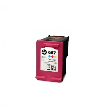 Cartucho de Tinta HP 667 - Tricolor