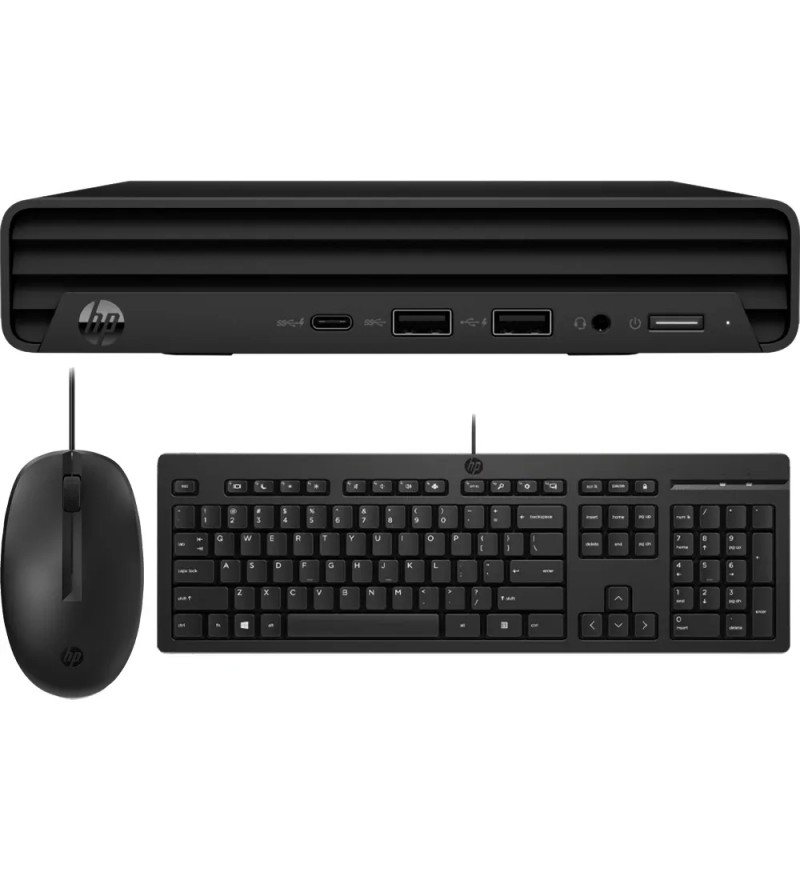 Mini PC HP Pro Mini 260 G9 8F1U3LA#ABM con Intel i3-1215U/8GB RAM/256GB SSD/FreeDOS - Negro