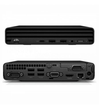 Mini PC HP 260 G4 con Intel Core i3-10110U/8GB RAM/256GB SSD/FreeDOS - Negro