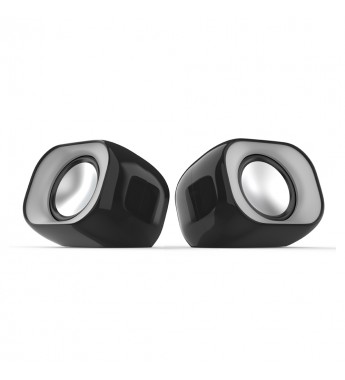 Speaker Hp DHS-2111 de 6W con Jack de 3,5mm/USB para alimentación - Negro