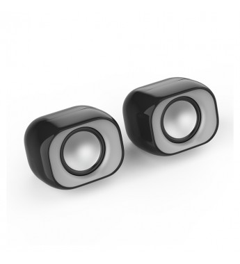 Speaker Hp DHS-2111 de 6W con Jack de 3,5mm/USB para alimentación - Negro