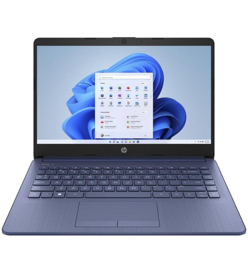 Notebook HP Stream (14-CF2111WM) 14" HD con Intel Celeron N4120/4GB RAM/64GB eMMC/W11 - Azul