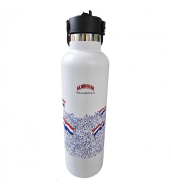 Termo Hydrate Albrirroja 710mL- Blanco 