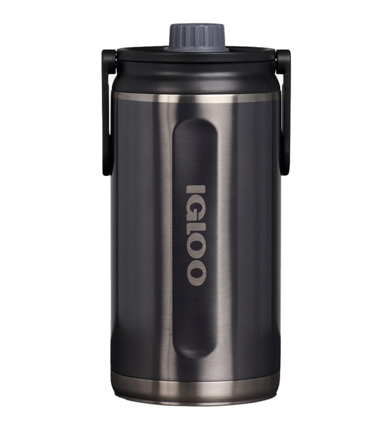 Termo Igloo Twist ‘n’ Chug con Manija de 1.89L - Carbonite