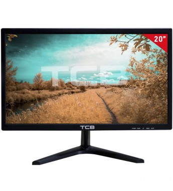 Monitor LED TCB de 20" TCB20 HDMI/VGA/Speaker - Negro