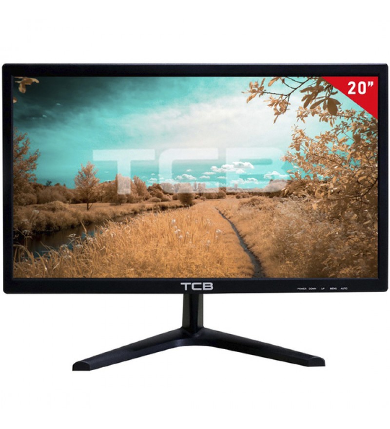 Monitor LED TCB de 20" TCB20 HDMI/VGA/Speaker - Negro