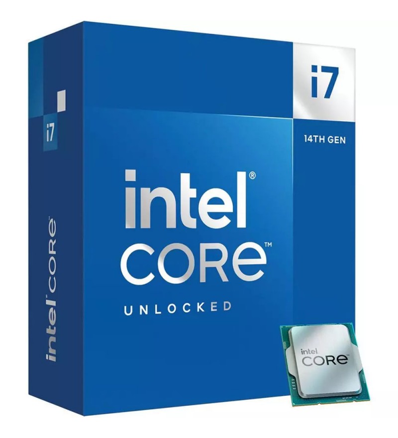 Procesador Intel Core i7-14700K Socket LGA 1700 de 3.40GHz/33MB BX8071514700K (Sin Cooler)