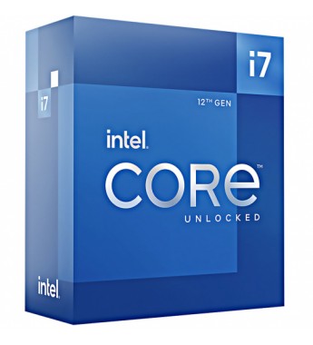 Procesador Intel Core i7-12700KF de 3.6GHz Dodeca Core con 25MB Caché Sin cooler - Socket LGA1700 (Unlocked)