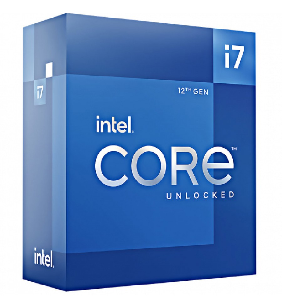 Procesador Intel Core i7-12700KF de 3.6GHz Dodeca Core con 25MB Caché Sin cooler - Socket LGA1700 (Unlocked)