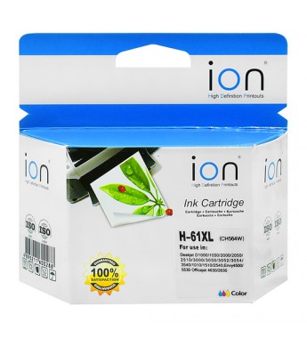 Cartucho de Tinta Ion H-61XL (CH564W) 18mL - Color