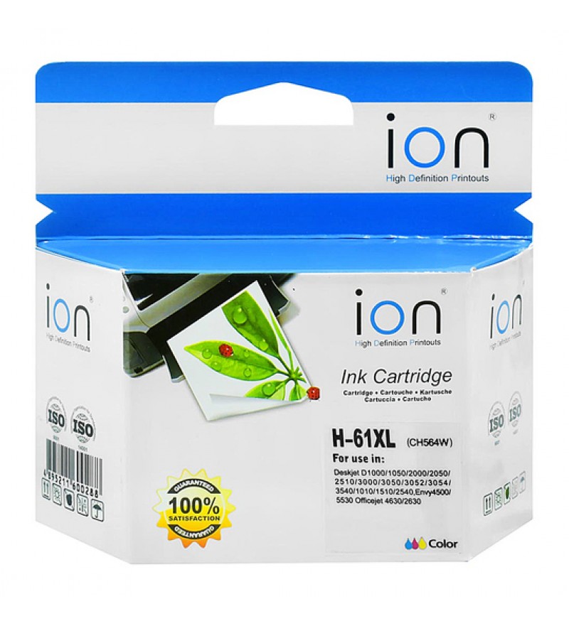Cartucho de Tinta Ion H-61XL (CH564W) 18mL - Color