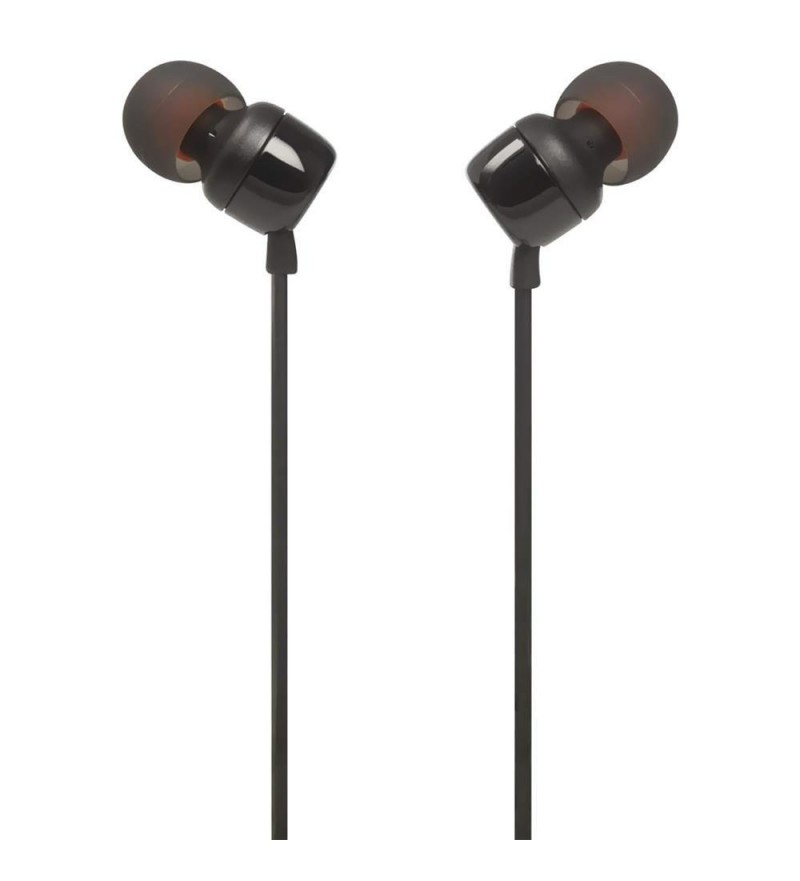 Auricular JBL TUNE T110 con Jack 3.5mm/Micrófono - Black