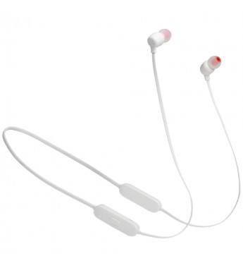 Auriculares Inalámbricos JBL TUNE 125BT con Bluetooth/Micrófono - Blanco