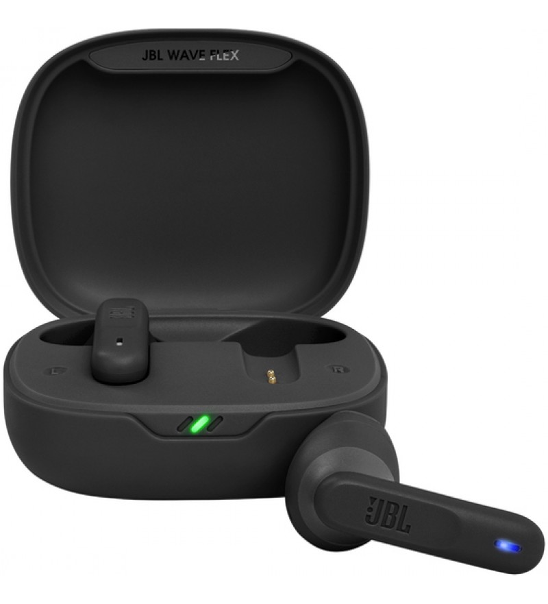 Auriculares Inalámbricos JBL Wave Flex Bluetooth/Micrófono/IPX54 - Black