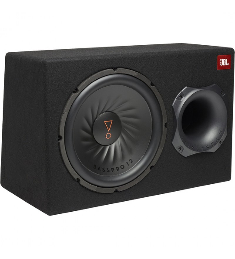 Caja de Sonido Sellada + Subwoofer de 12" JBL BassPro 12 con 450W/30cm - Negro