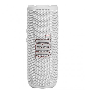 Speaker JBL Flip 6 con Bluetooth/Batería 4800 mAh - Blanco