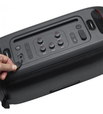 Speaker JBL Party Box On-The-Go con Micrófono Bluetooth/Led RGB/Bivolt - Black