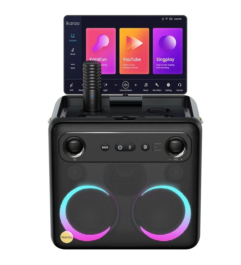Speaker Joog Break X2 Karaoke LCD 10.1" Bluetooth/Wifi - Negro