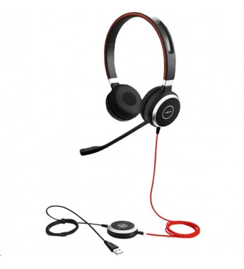 Auricular Jabra GN Evolve 40 HSC017 Stereo/USB/3.5mm - Black (Con Estuche)