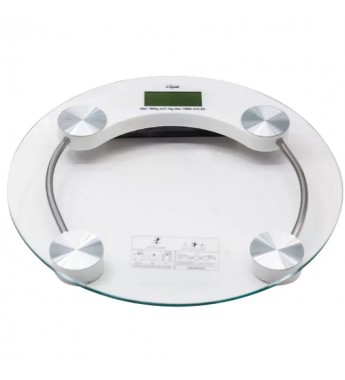  Balanza de Peso Corporal Krab KBBP180 hasta 180Kg - Transparente/Blanco 