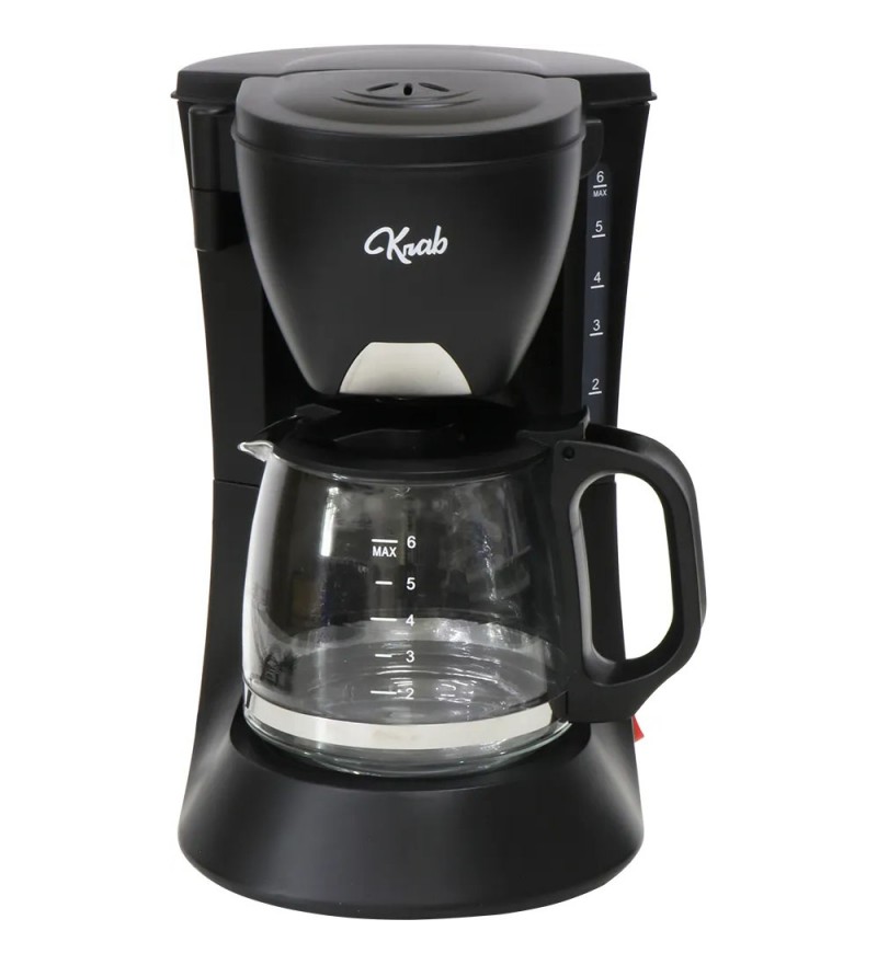 Cafetera Krab KBCE600 600mL/600W/6Tazas/220V-60Hz - Negro