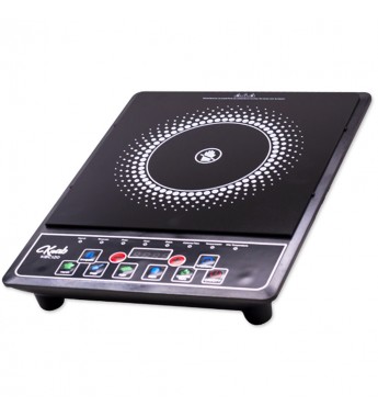 Cocina Eléctrica Krab Infrarroja KBCI20 con 2000W/LED/110V - Negro